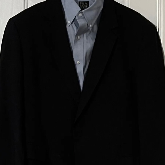 JOSEPH A. BANK MEN’S TRAVELER BLUE BUTTON DOWN COLLAR/17.5-35/NEW WITHOUT TAGS!! - Picture 2 of 12